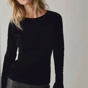 Free People Black Long Sleeve size Large
